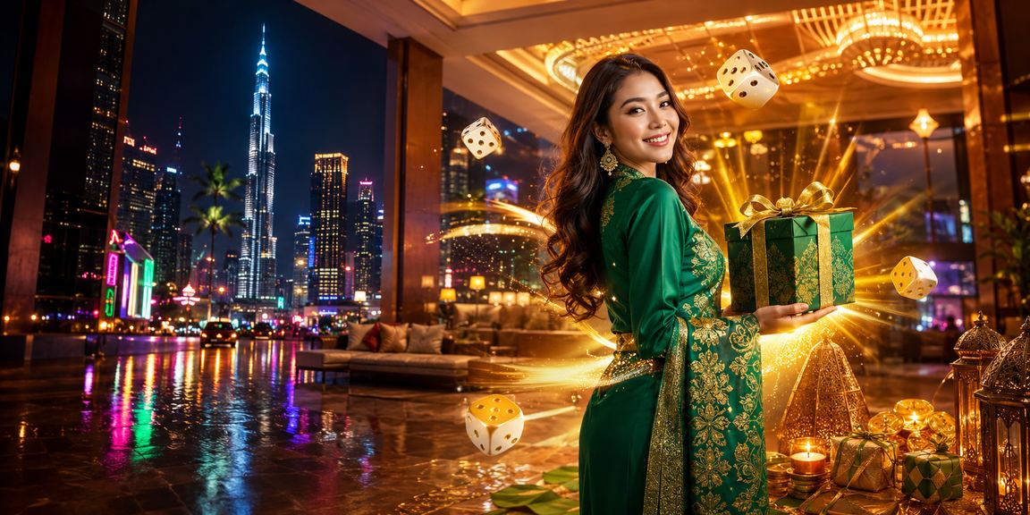 Pemain bermain sukan maya bertemakan Hari Raya di Kuala Lumpur
